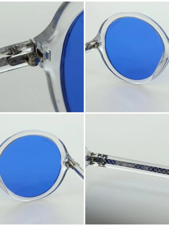 CHANEL Sunglasses plastic Clear 71287A CC Auth BSZ561M main image 12